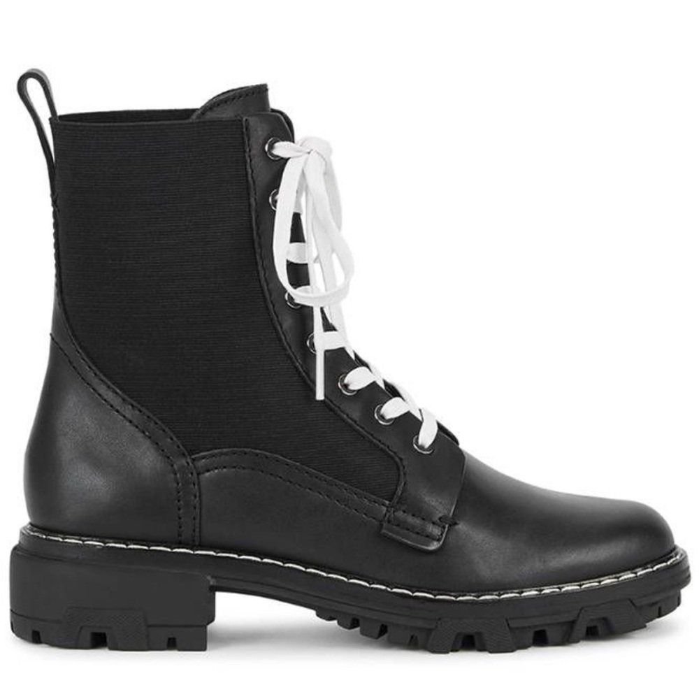 BRAND NEW IN BOX Rag & Bone Black and White Combat Boots | Size 9.5 - Picture 3 of 12